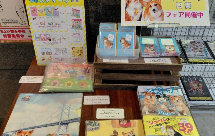 公式グッズも展開『柴犬スティーブ白書』フェア開催中‼